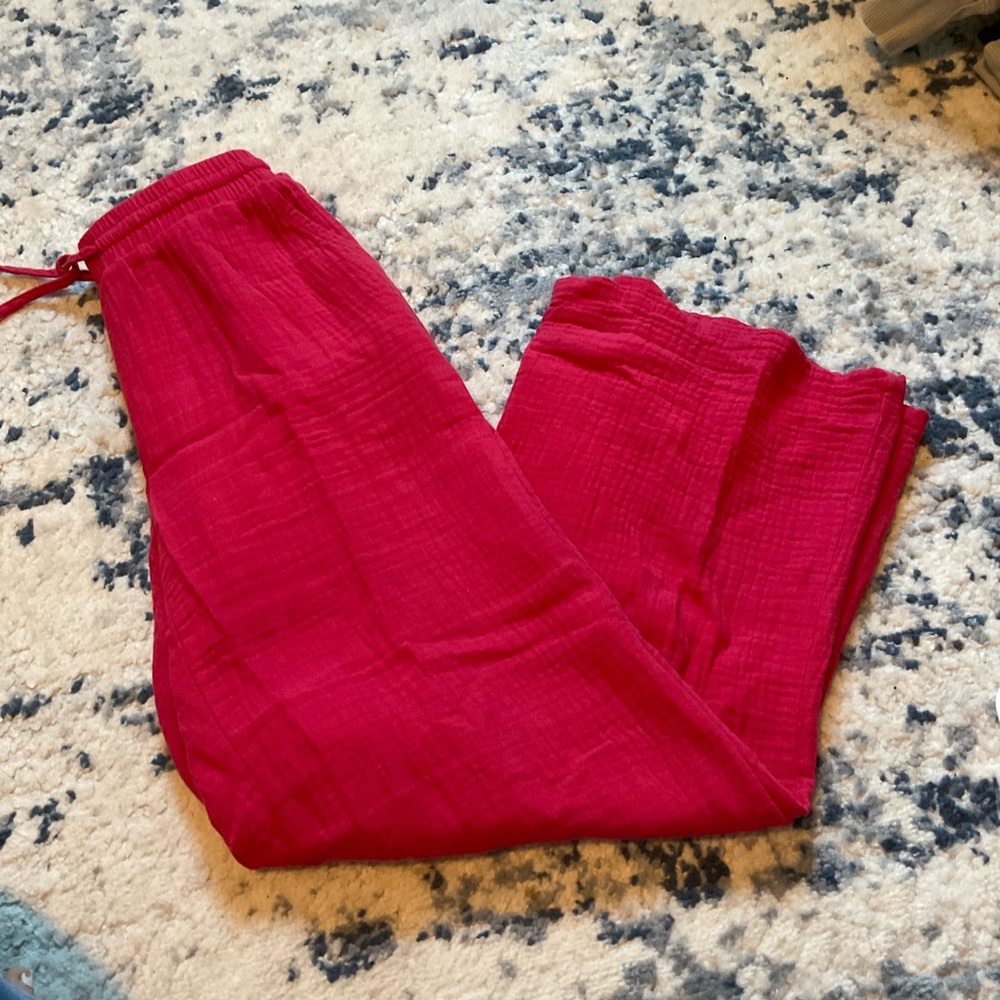 Sincerely Jules Red Textured Top